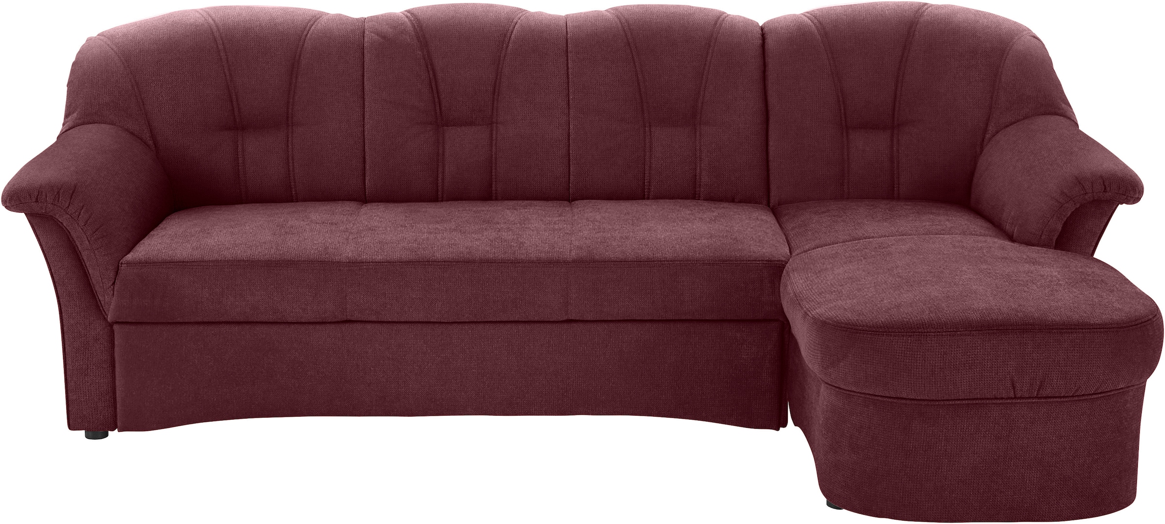 DOMO collection Ecksofa Papenburg L-Form, in großer Farbvielfalt, wahlweise mit Bettfunktion