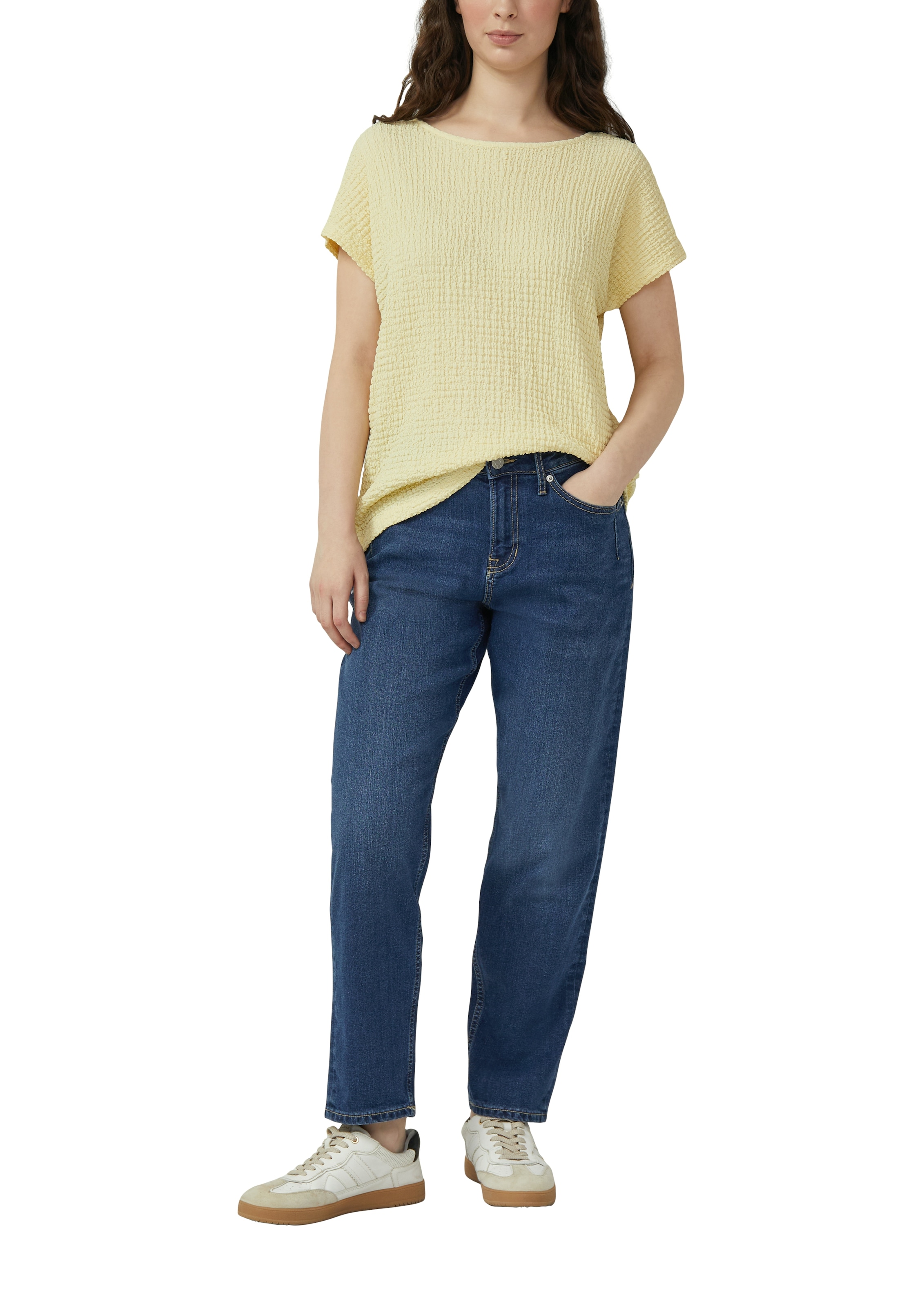 s.Oliver T-Shirt mit Struktur Muster