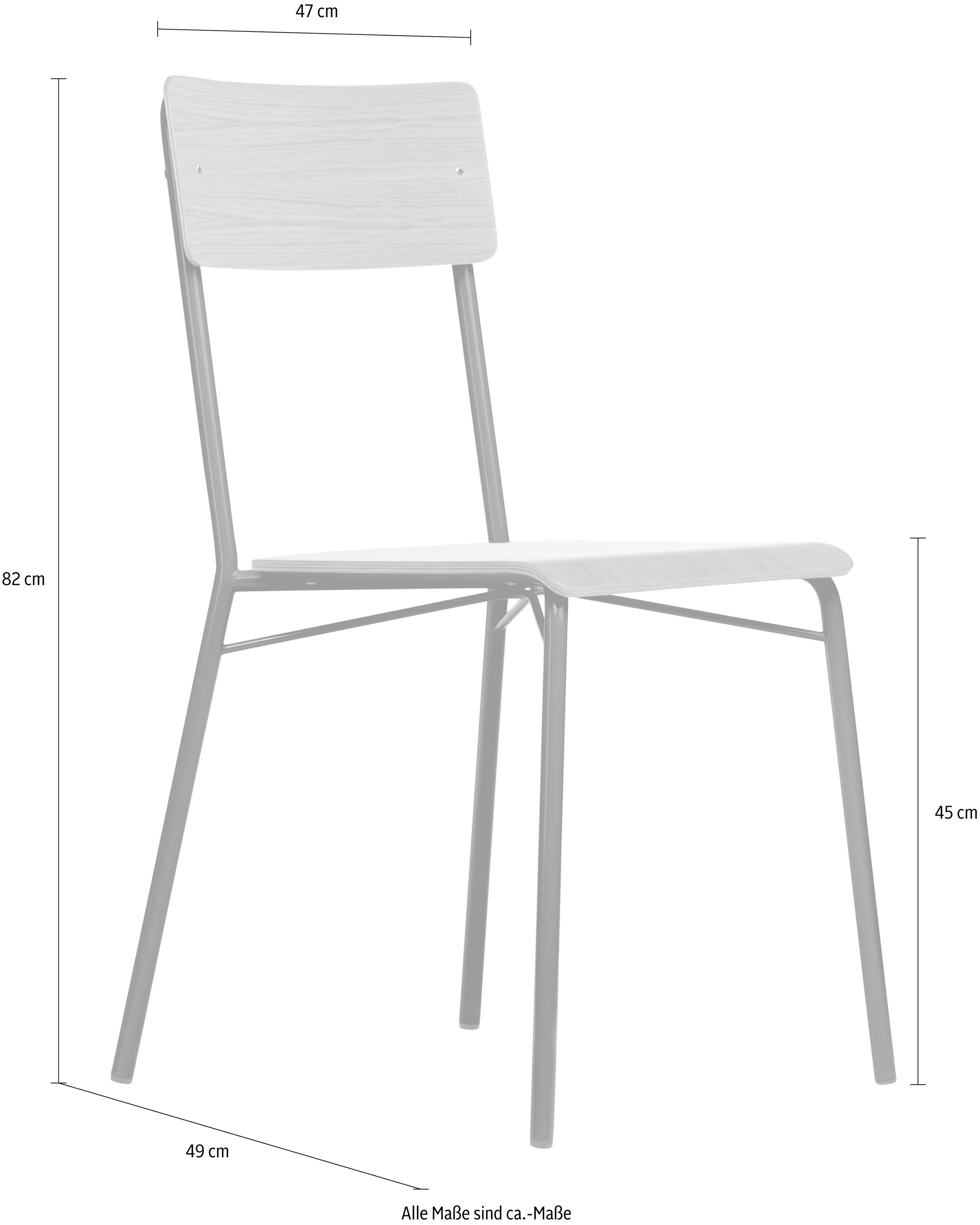 Woodman 4-Fußstuhl »Yorik«, im skandinavian Design