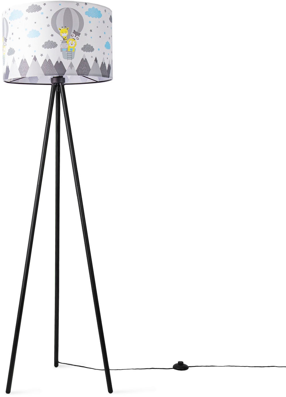 Paco Home Stehlampe »Trina Cosmo«, Kinderlampe Babyzimmer Lampe E27 Tiere Heißluftballon Kinderzimmer BAUR 