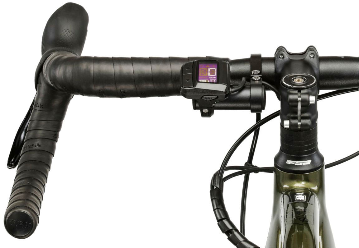 Kross E-Bike »E-Gravel Bike Esker Hybrid 2.0 28" khaki«, 11 Gang, microSHIFT, Advent X M6205, Heckmotor 250 W