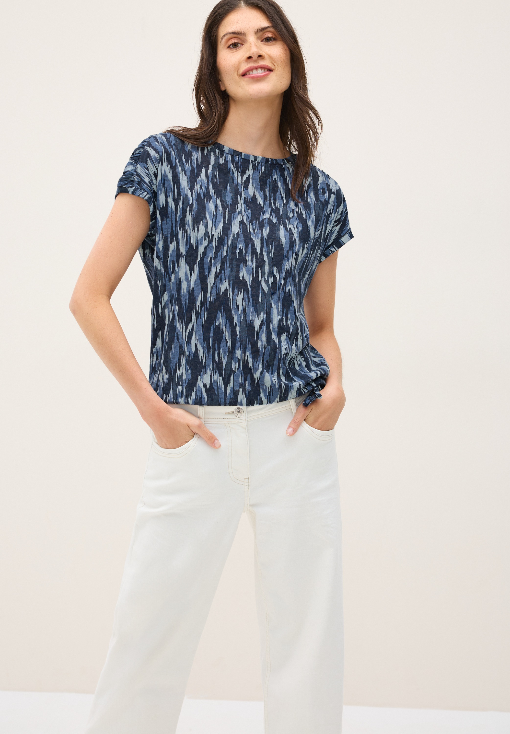 CECIL T-Shirt Women Blue XXL 4