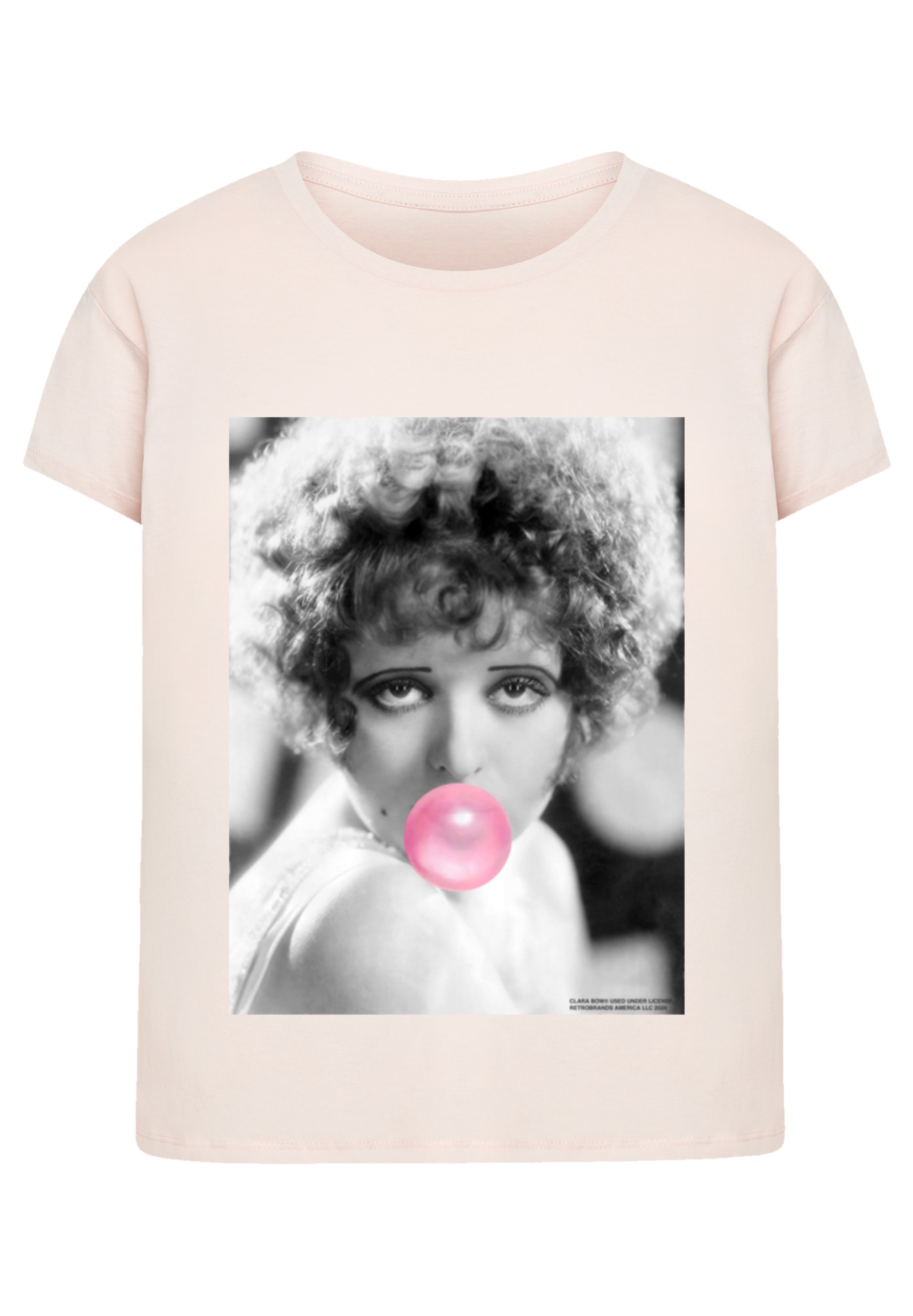 F4NT4STIC T-Shirt "Clara Bow Blowing Bubble Gum", Premium Qualität günstig online kaufen