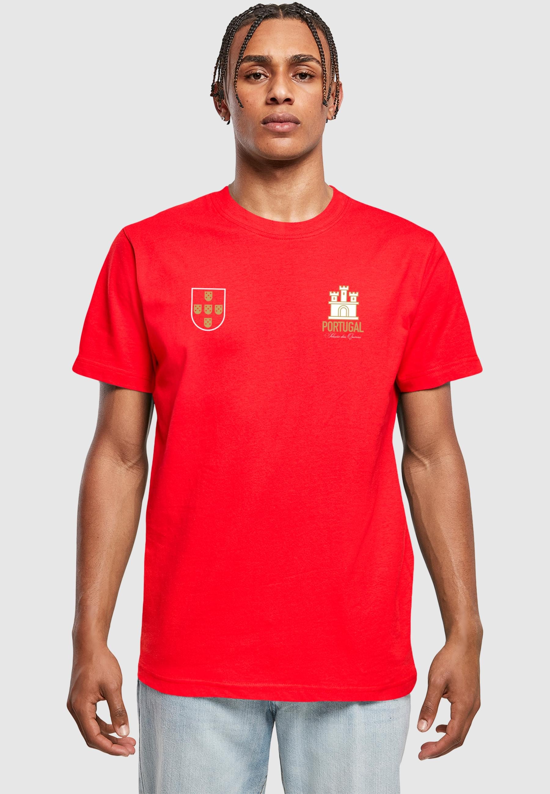 MisterTee T-Shirt »MisterTee Portugal Trikot Tee«, (1 tlg.)