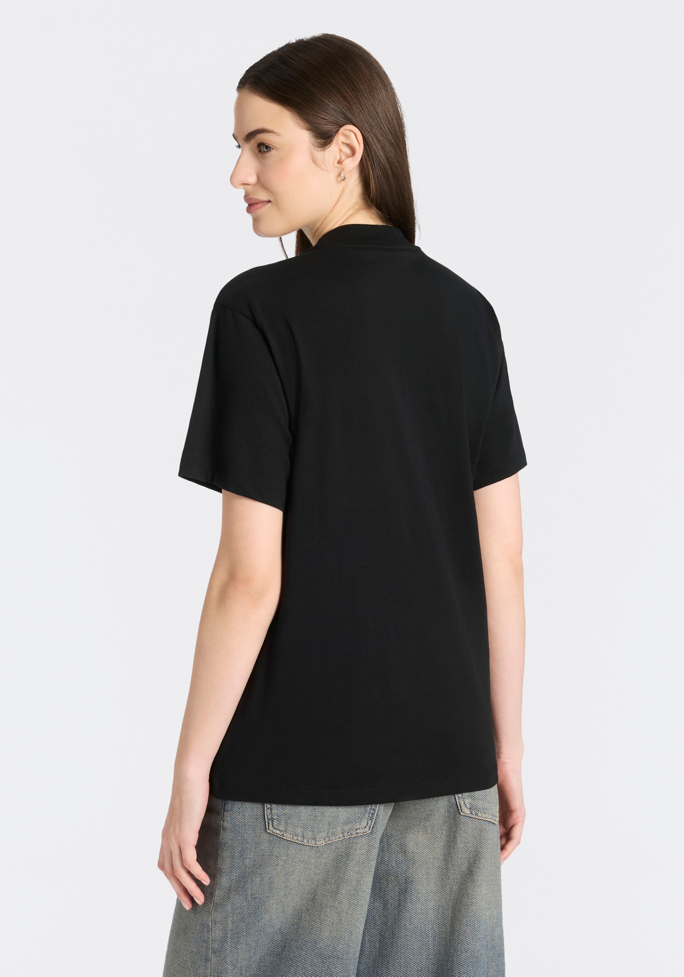 HUGO Blue T-Shirt "Vintage Tee" mit Rundhals, bedruckt günstig online kaufen