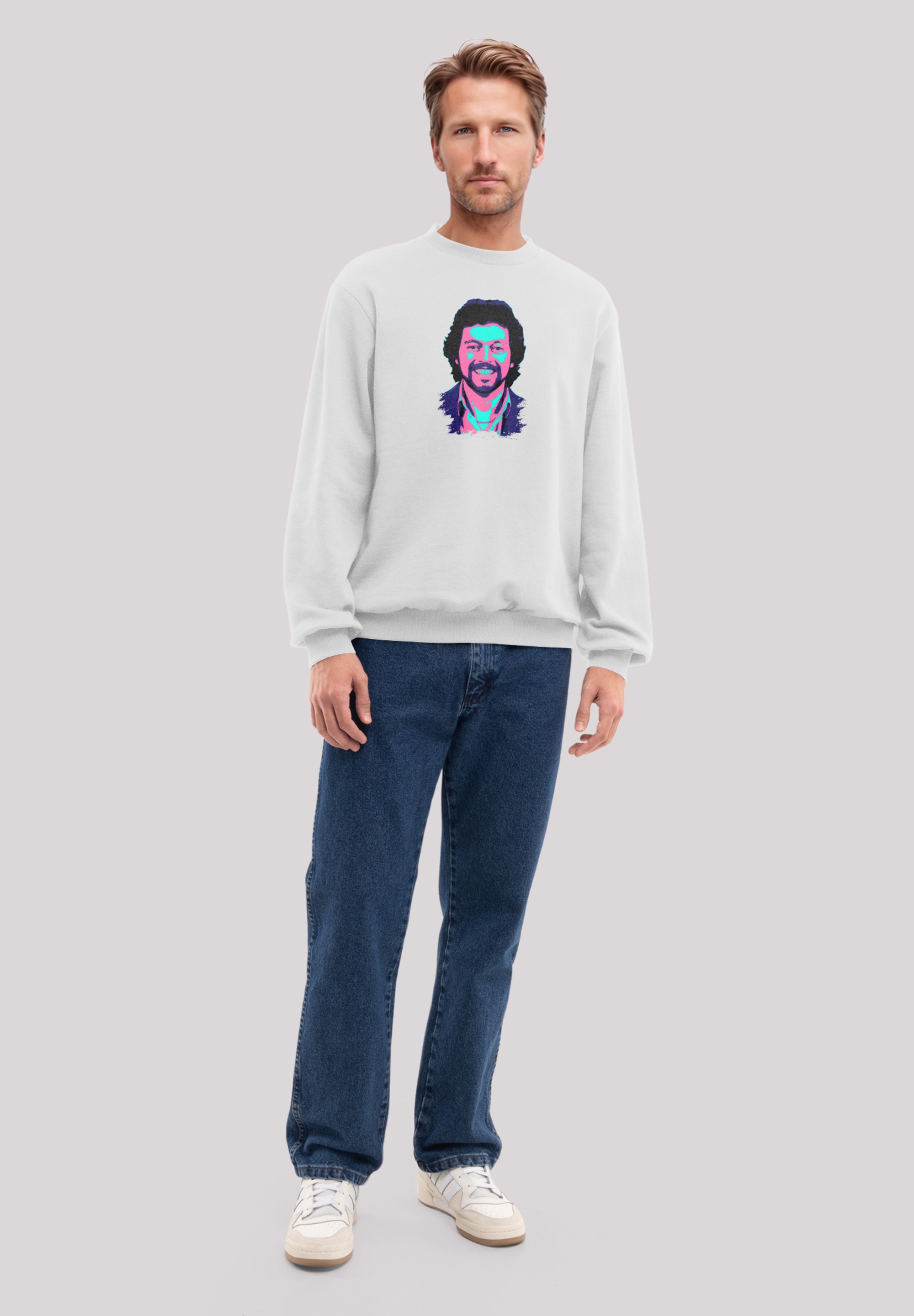 F4NT4STIC Sweatshirt »TV Times Jeremy Beadle 1982 Pop Art«, Premium Qualität