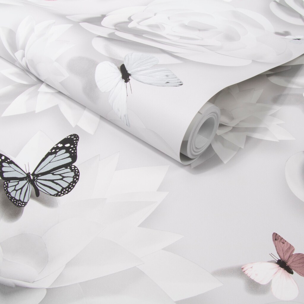 Art for the home Vliestapete »Origami Florals«