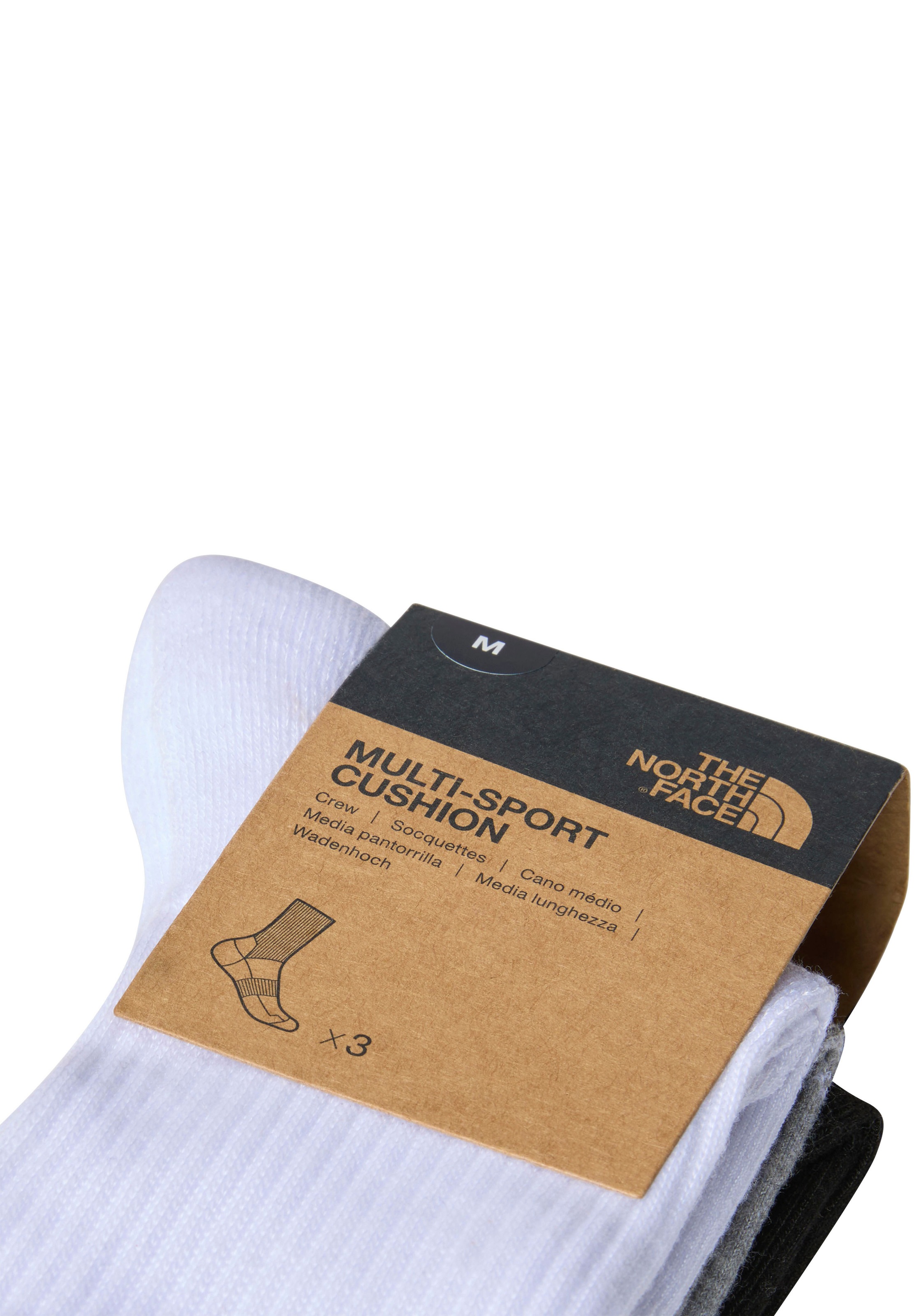 The North Face Sportsocken "MULTI SPORT CUSH CREW SOCK 3P", (3 Paar) günstig online kaufen