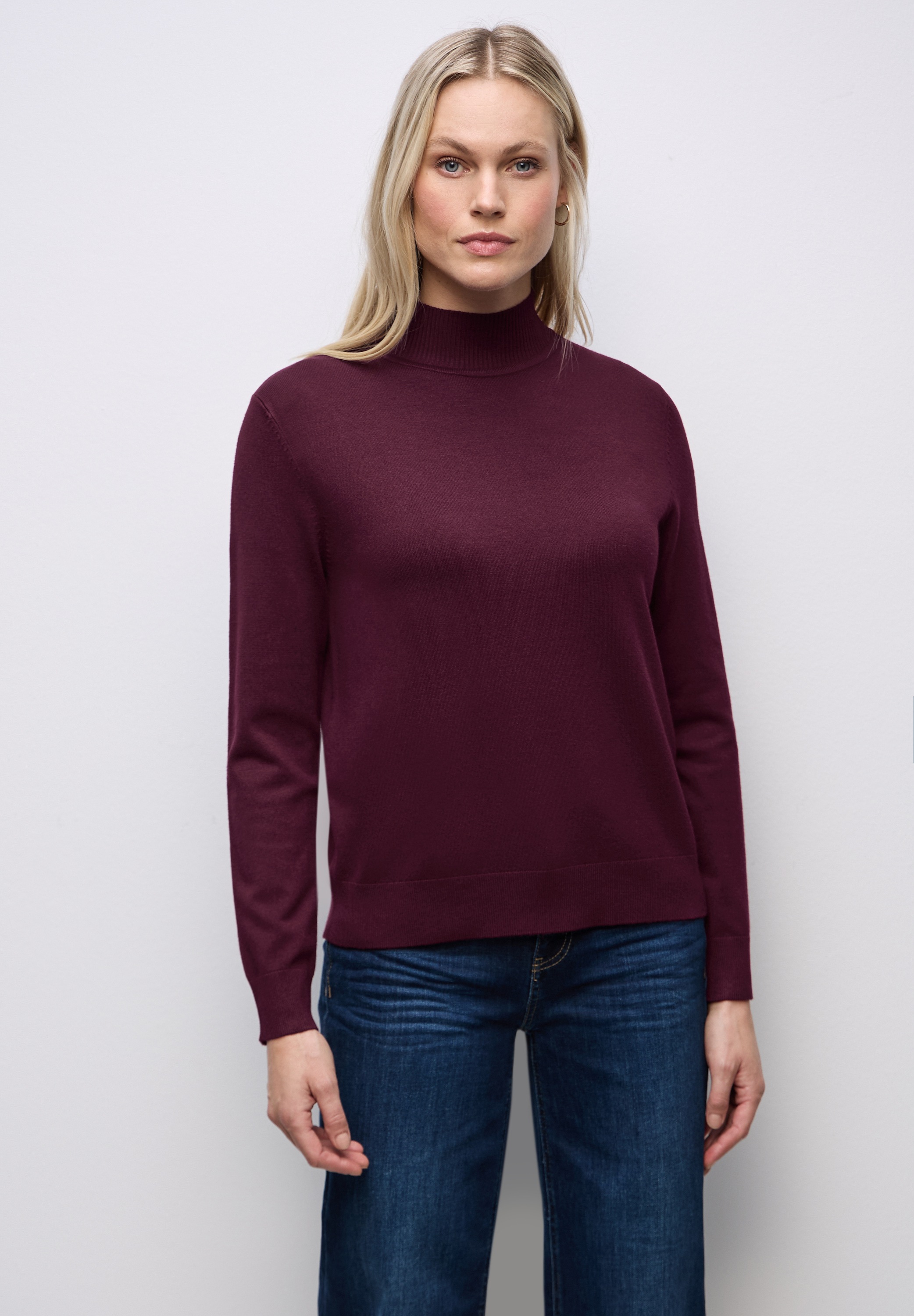 STREET ONE Rollkragenpullover Feinstrick günstig online kaufen