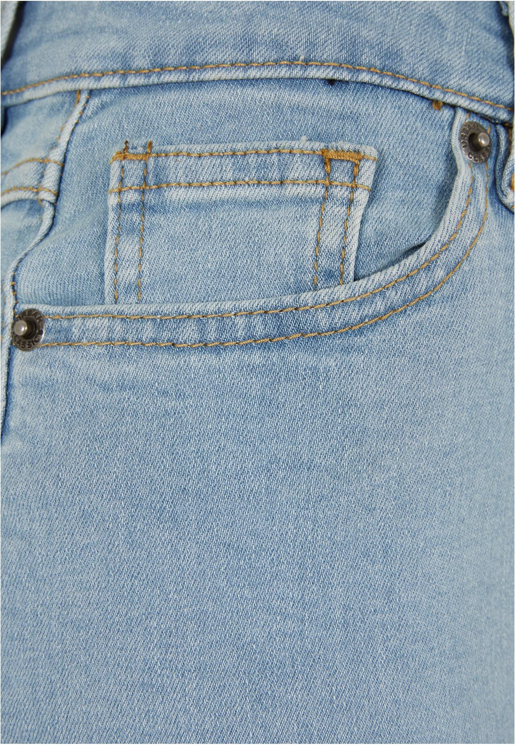 URBAN CLASSICS Jerseyrock »Urban Classics Damen Ladies Organic Stretch Denim Mini Skirt«, (1 tlg.)