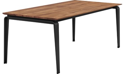 GWINNER Esstisch »ET524«, mit echtholzfurnierter Tischplatte, wahlweise mit... kaufen