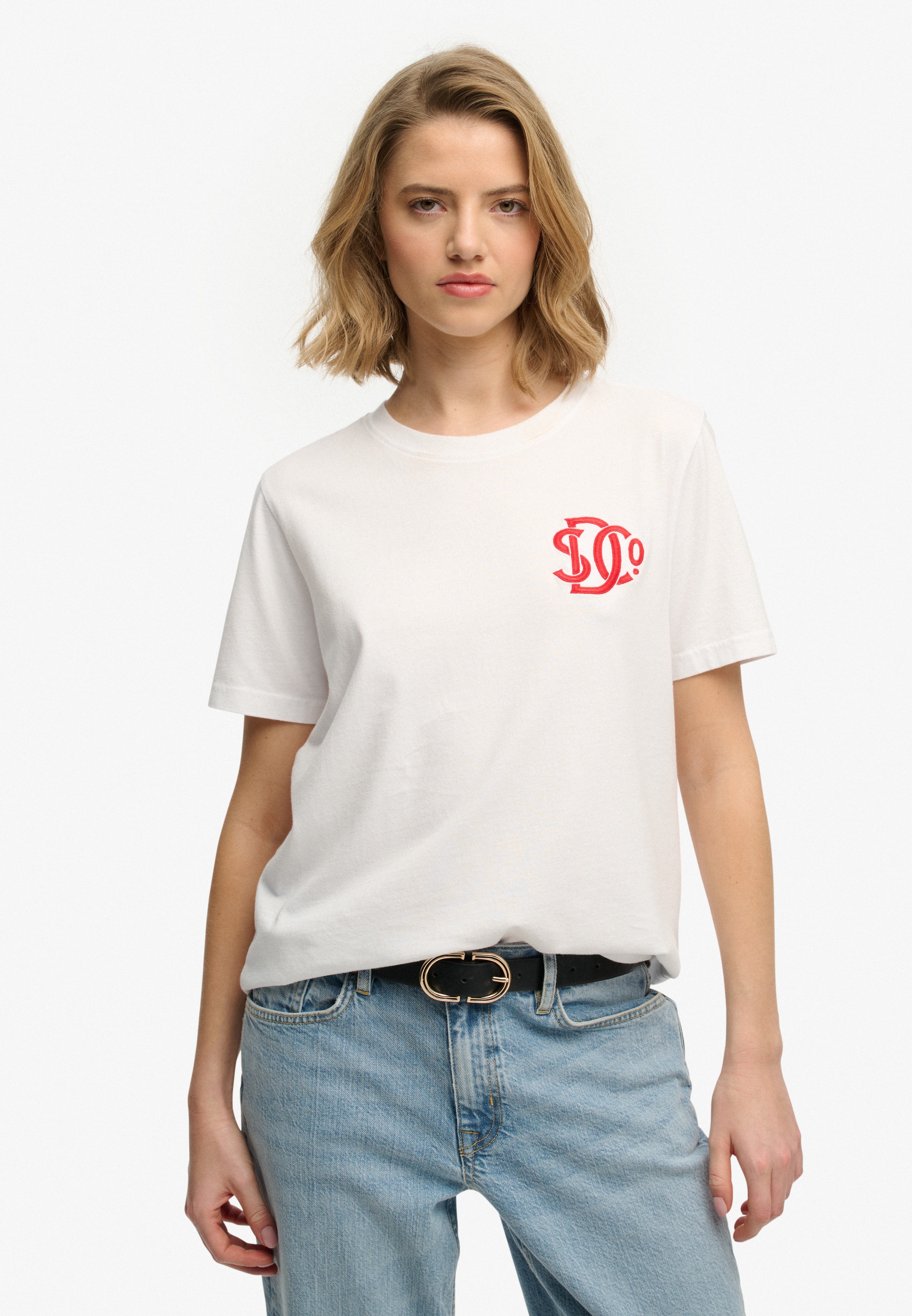 Print-Shirt SUPERDRY "SD&CO NEON RELAXED TEE", Damen, Gr. XL, optic, Single Jersey, Obermaterial: 100% Baumwolle, bedruckt, relaxed fit normal, Rundhals, Shirts