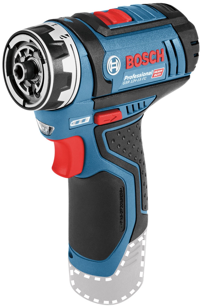 Akku-Bohrschrauber "»GSR 12V-15 FC«"blau, BOSCH PROFESSIONAL, Bohrmaschinen, ohne Akku, ohne Ladegerät