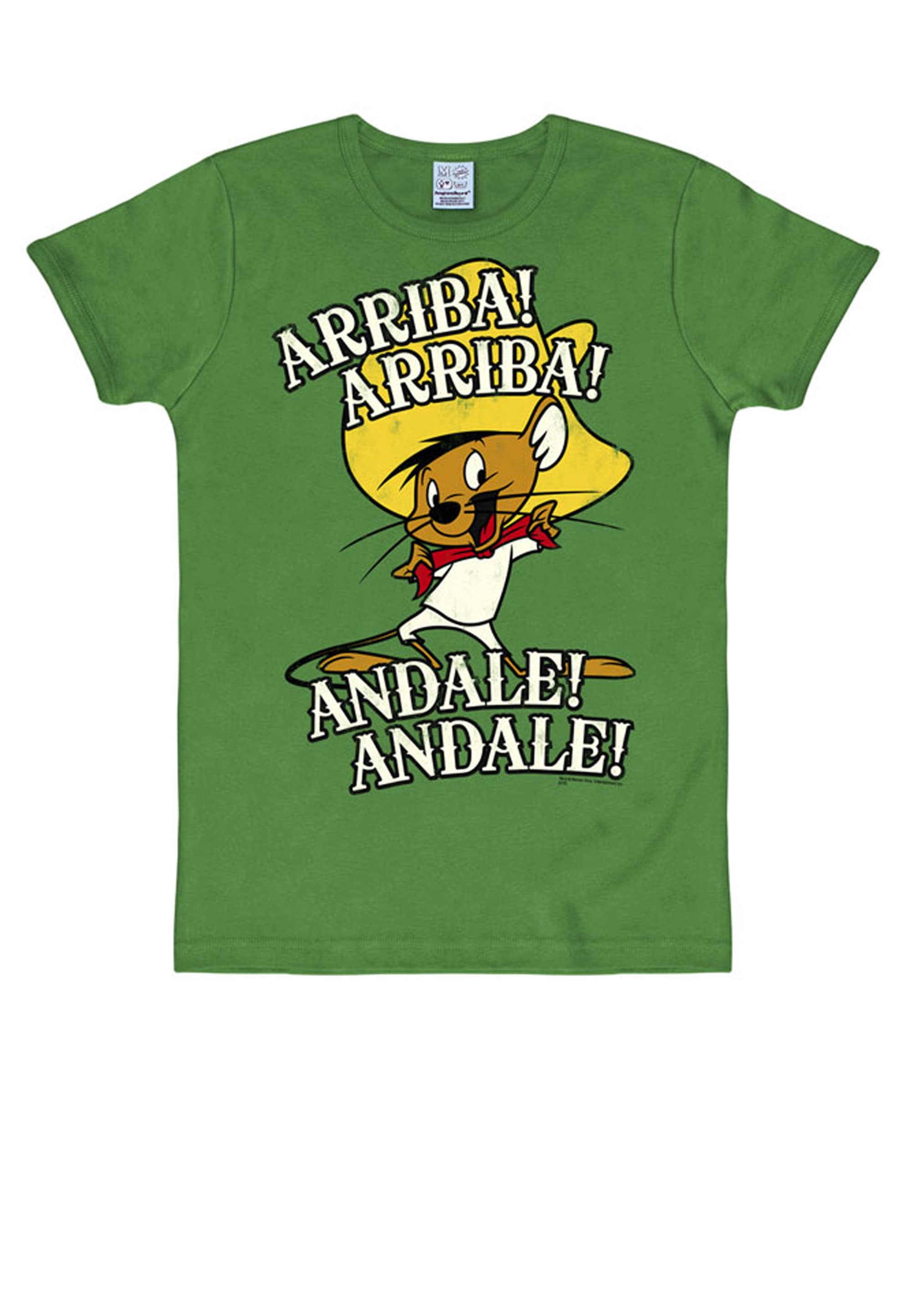 LOGOSHIRT T-Shirt »Looney Tunes - Arriba! Andale!«, mit Speedy Gonzales Aufdruck