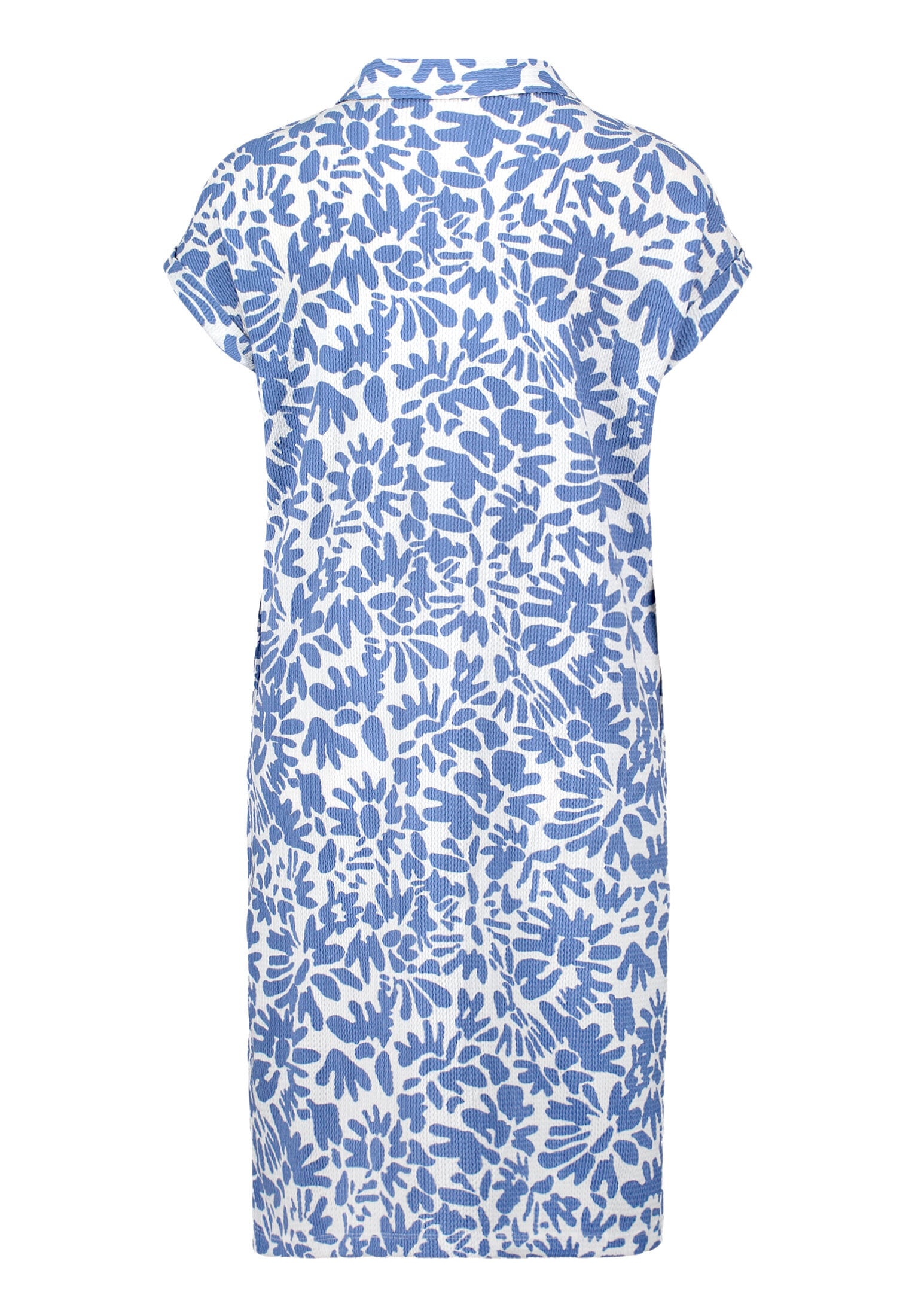 Cartoon Women's Printed Dress White/Blue Size 40 4