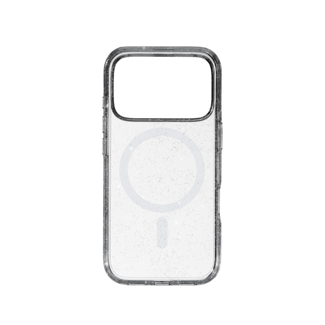 White Diamonds Smartphone-Hülle »Cover "Mag Glitter" für Apple iPhone 17 Pro, Transparent« Anti-Vergilbung, Kraztschutz, Stoßfeste Ecken