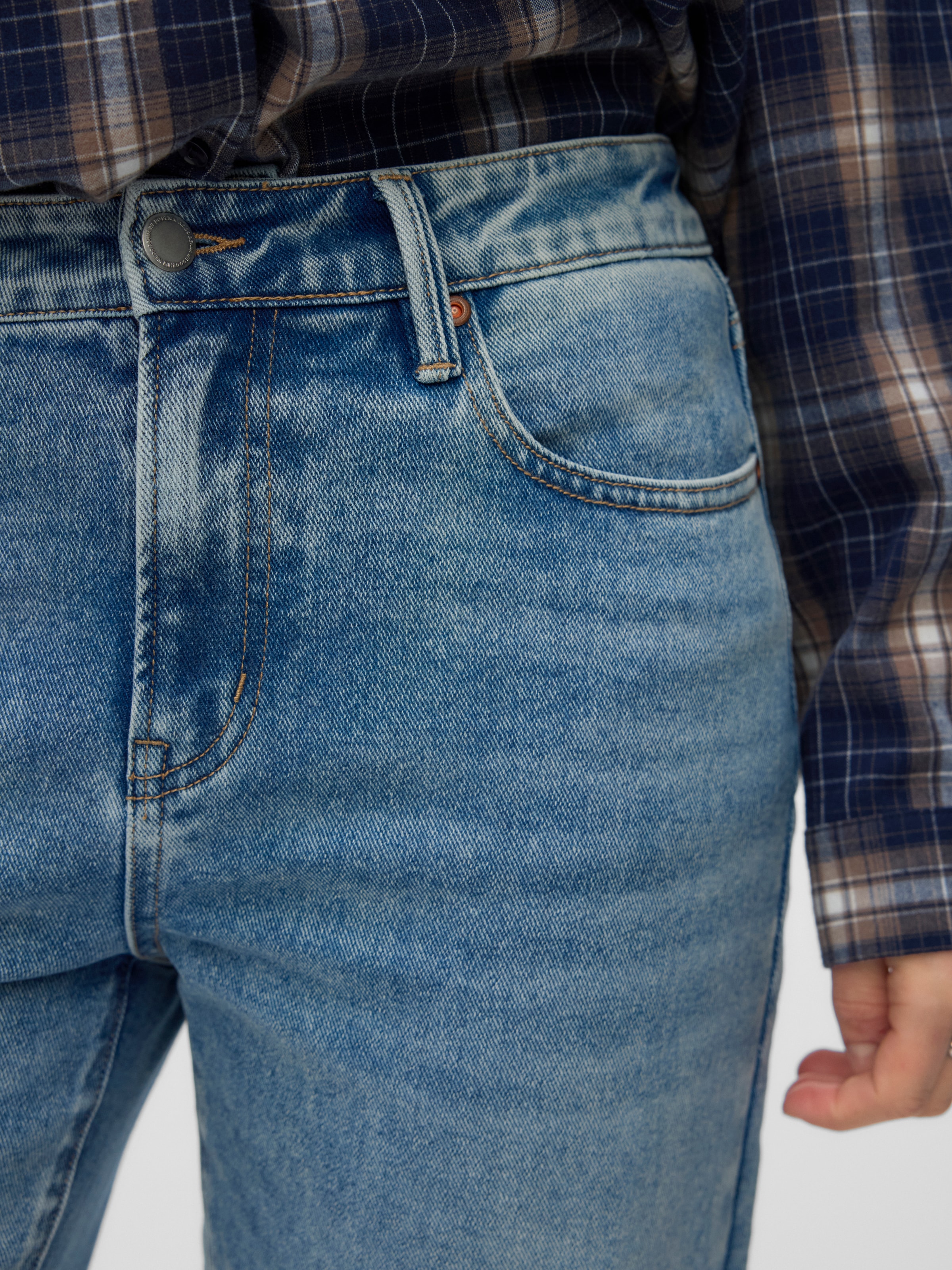 Vero Moda Straight-Jeans »VMALLISON MR STRAIGHT DNM JEANS SI3100« Baumwollmischung, straight fit