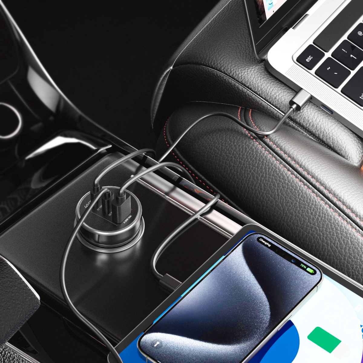 4smarts USB-Ladegerät »VoltRoad Ultimate 160W 2x USB-C, 1x USB-A«