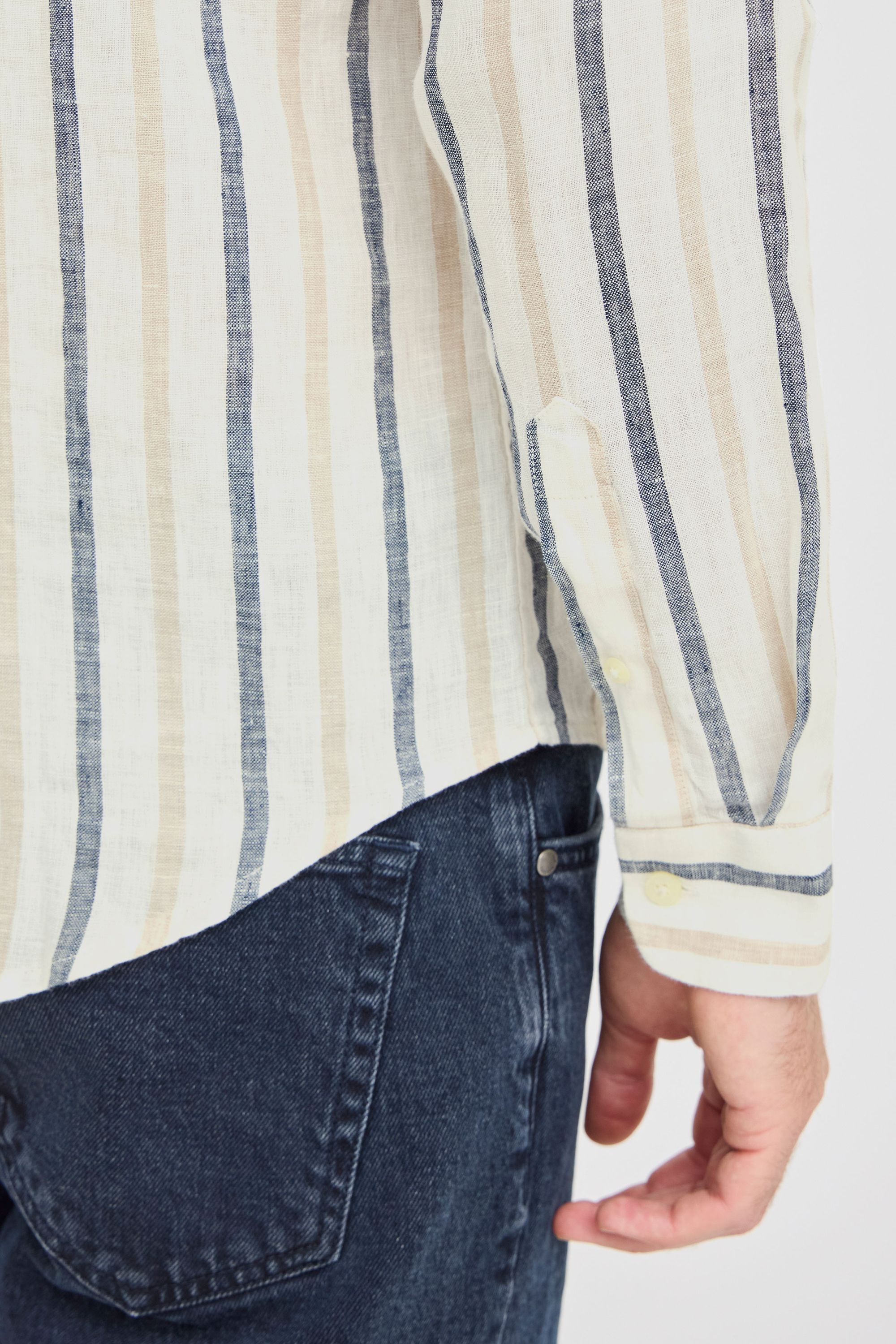 Casual Friday Leinenhemd »Leinenhemd CFDYLAN striped«
