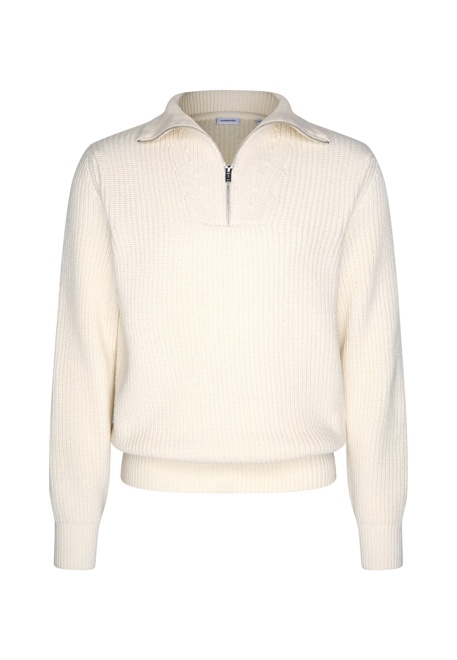 seidensticker Strickpullover »Schwarze Rose« Troyer Uni