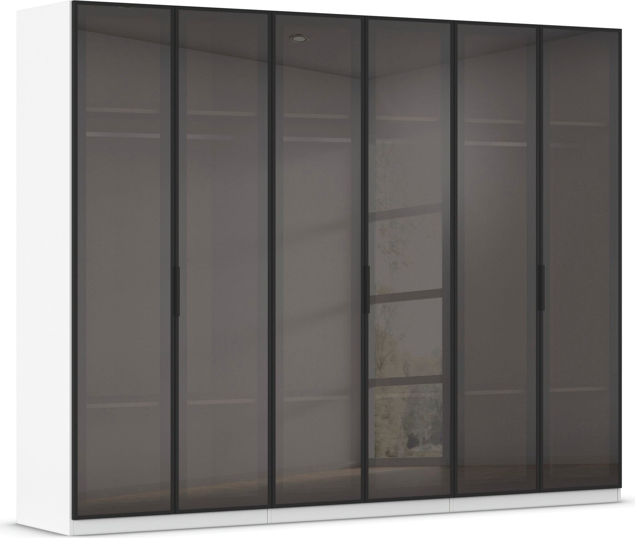 OTTO home Kleiderschrank "Schrank Möbel Schlafzimmer Garderobe Mietswohnung WELTNEUHEIT NYLLA" PATENTIERTES SCHNELLMONTAGESYSTEM mit Glasrahmentüren MADE IN GERMANY