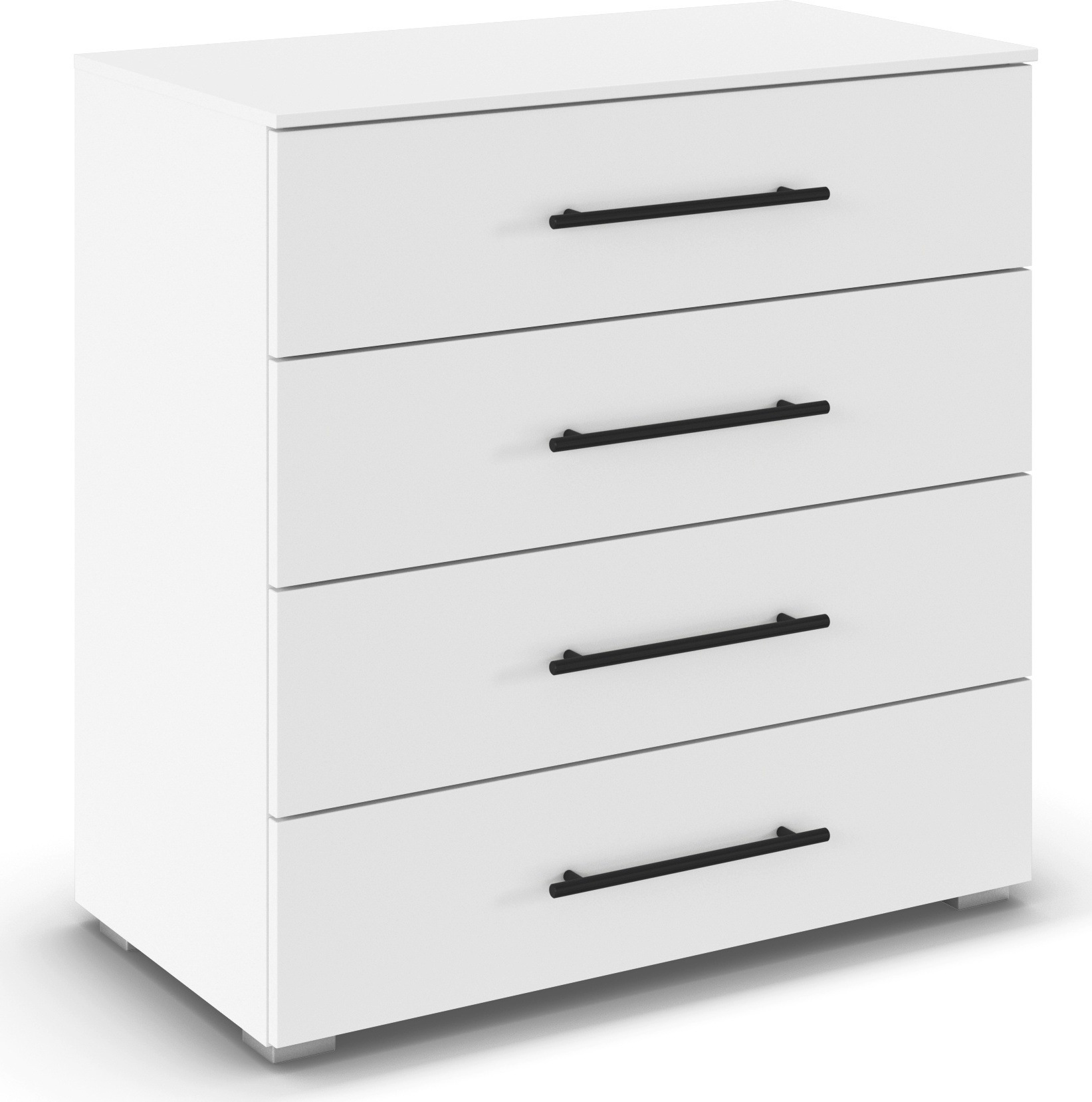OTTO home Schubkastenkommode "Kommode Sideboard Schubladenkommode Schlafzimmerkommode AVOLA" Breite 80 cm inkl. SOFT-CLOSE-FUNKTION mit Dekorfront, Beimöbel 40 cm breit, 4 Schubladen mit viel Stauraum, MADE IN GERMANY