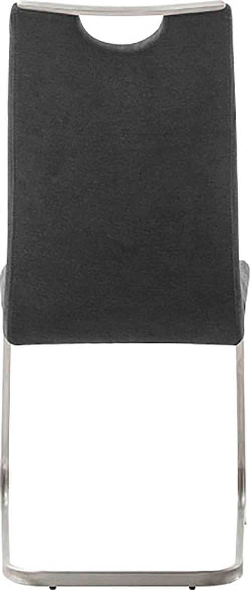 MCA furniture Freischwinger »MCA TERESINA Schwingstuhl mit Griffloch«, Feingewebe, (4er-Set), Schwingstühle mit Griffloch, Komfortsitzhöhe von ca. 48 cm