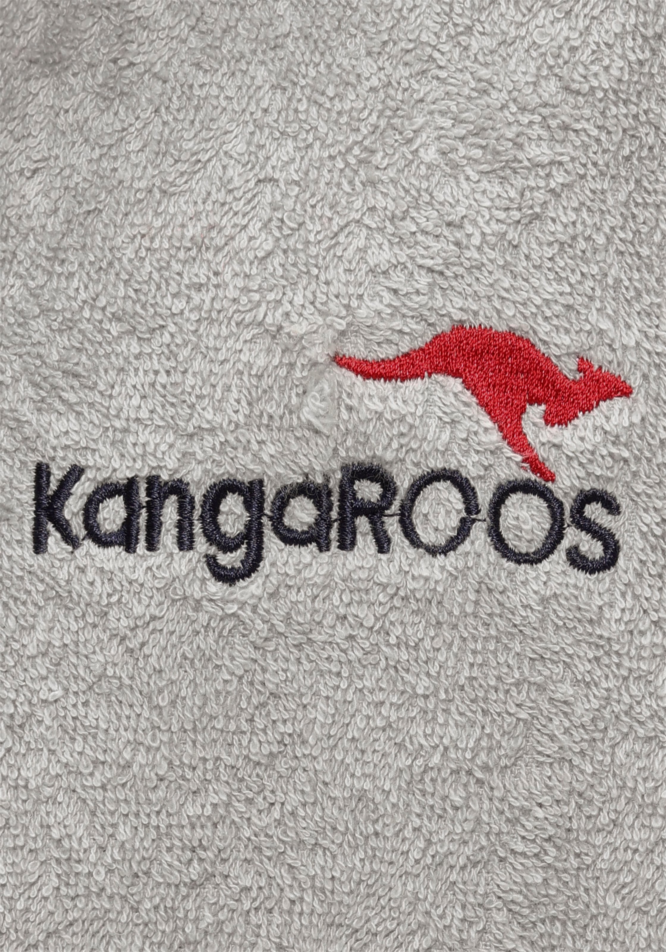 KangaROOS Unisex-Bademantel »Cassidy, für Damen & Herren«, (1 St.), mit Taschen, besonders kuschelig, 100% Baumwolle, S-3XL