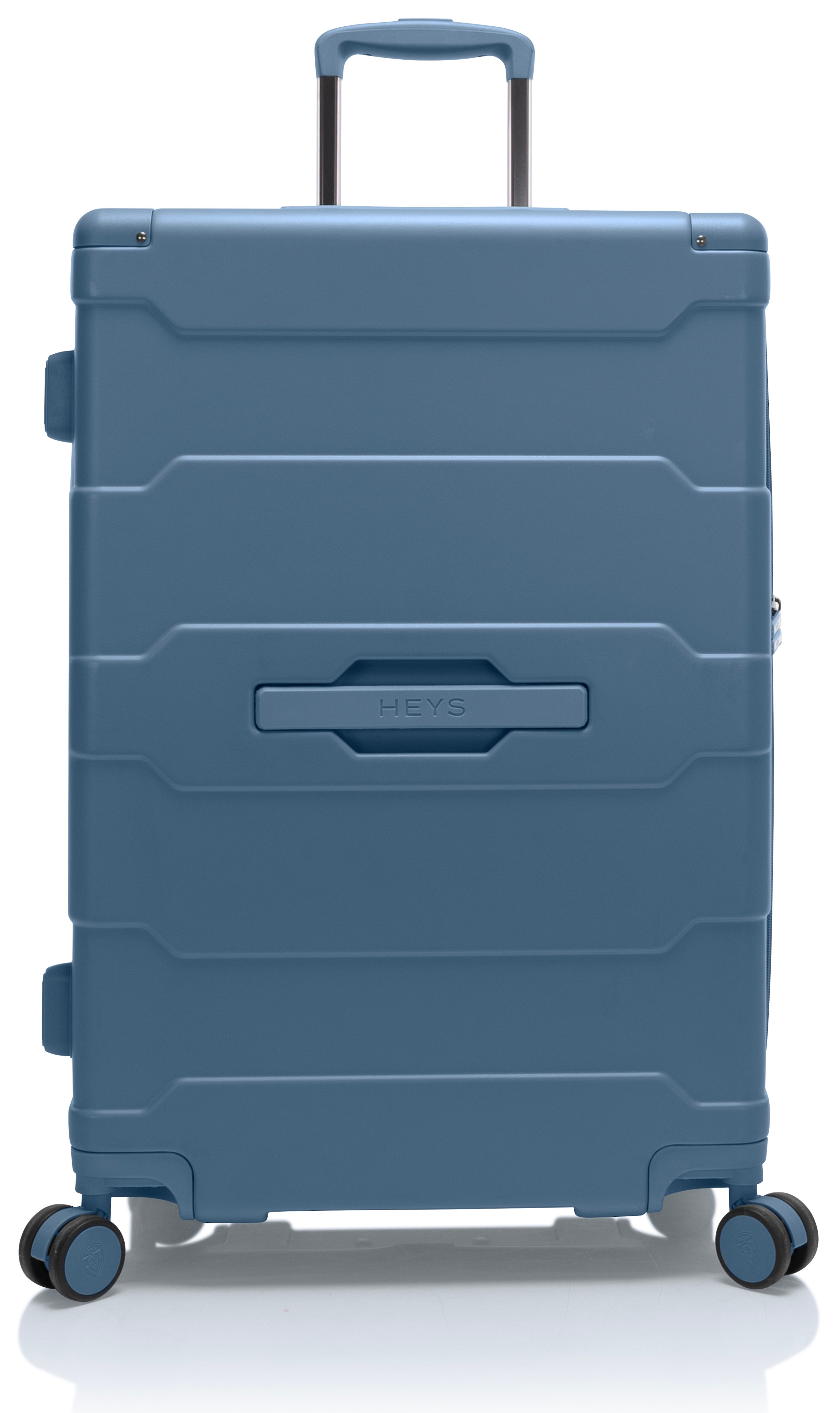 HEYS Hartschalen-Trolley "ReNew, verschiedene Größen und Farben", blau, Kunststoff, clean, matt, Basic, Koffer, herausnehmbares Innenfutter