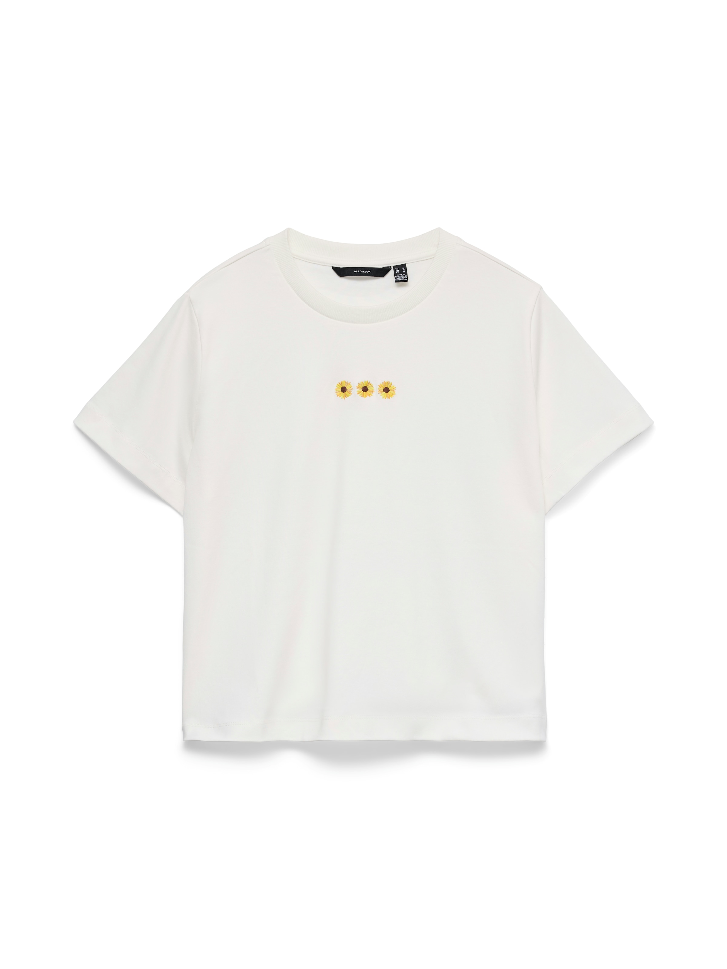 Vero Moda Kurzarmshirt »VMSARA METTE SS TOP BOX JRS GA NOOS« Baumwolle, regular fit
