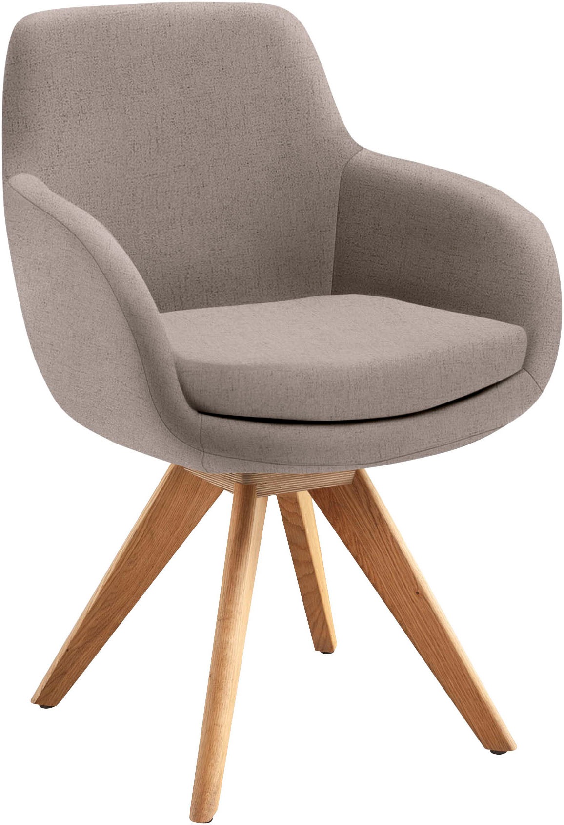 Musterring Esszimmerstuhl "Tavia" (Set) 2 Stk. Flachgewebe Stativgestell Ei günstig online kaufen