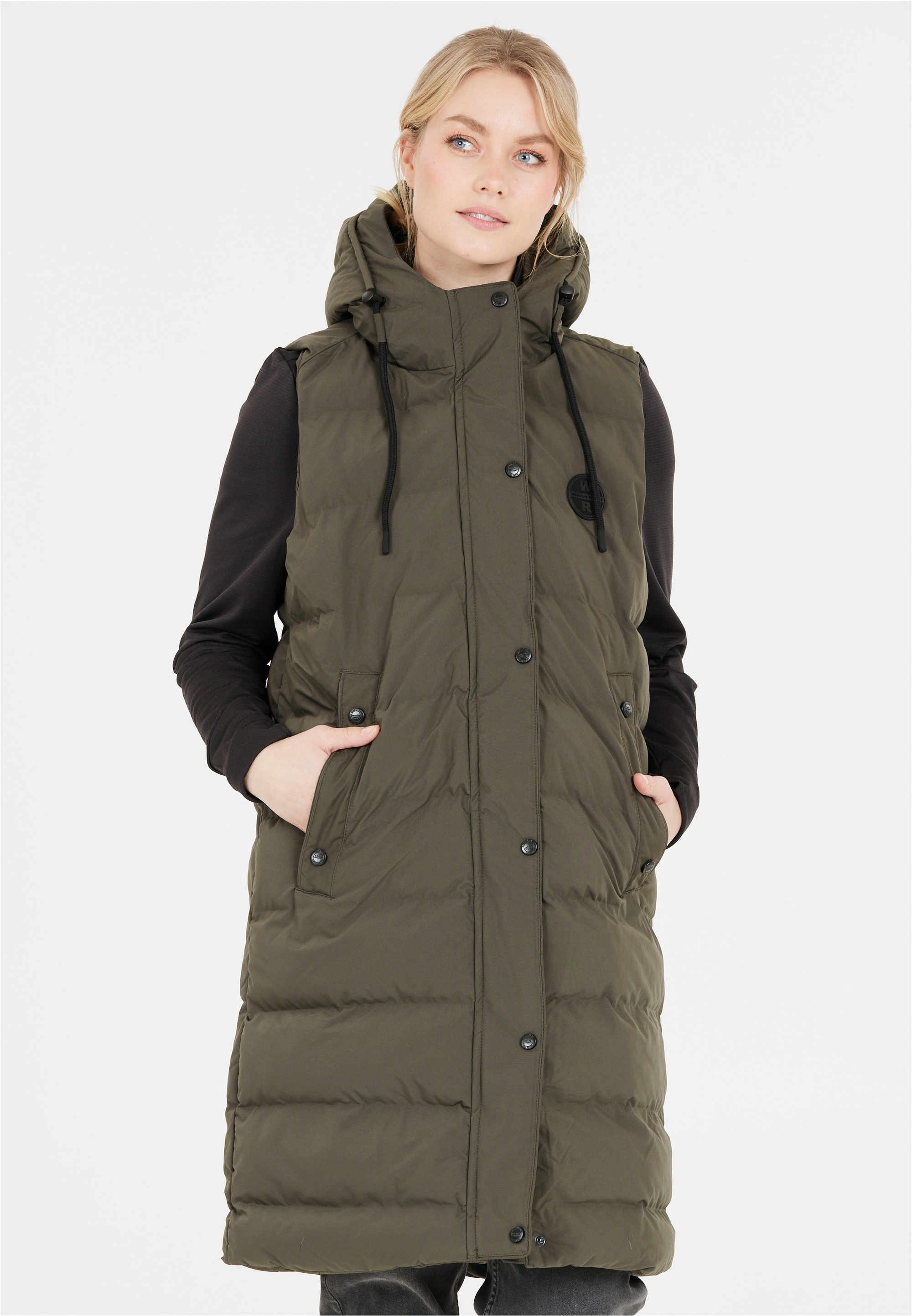 WEATHER REPORT Steppweste "Chief" mit langem Schnitt günstig online kaufen