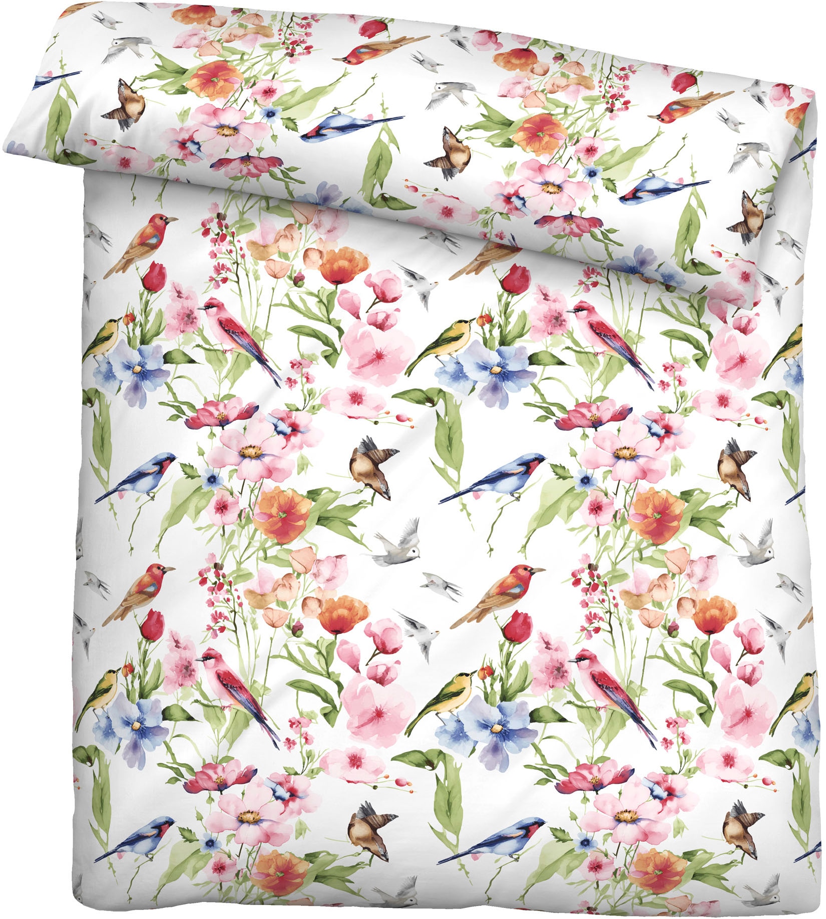 Biberna Bettwäsche »616315« 2 feiner Glanz + weicher Griff, pflegeleicht, ganzjährig einsetzbar, RV