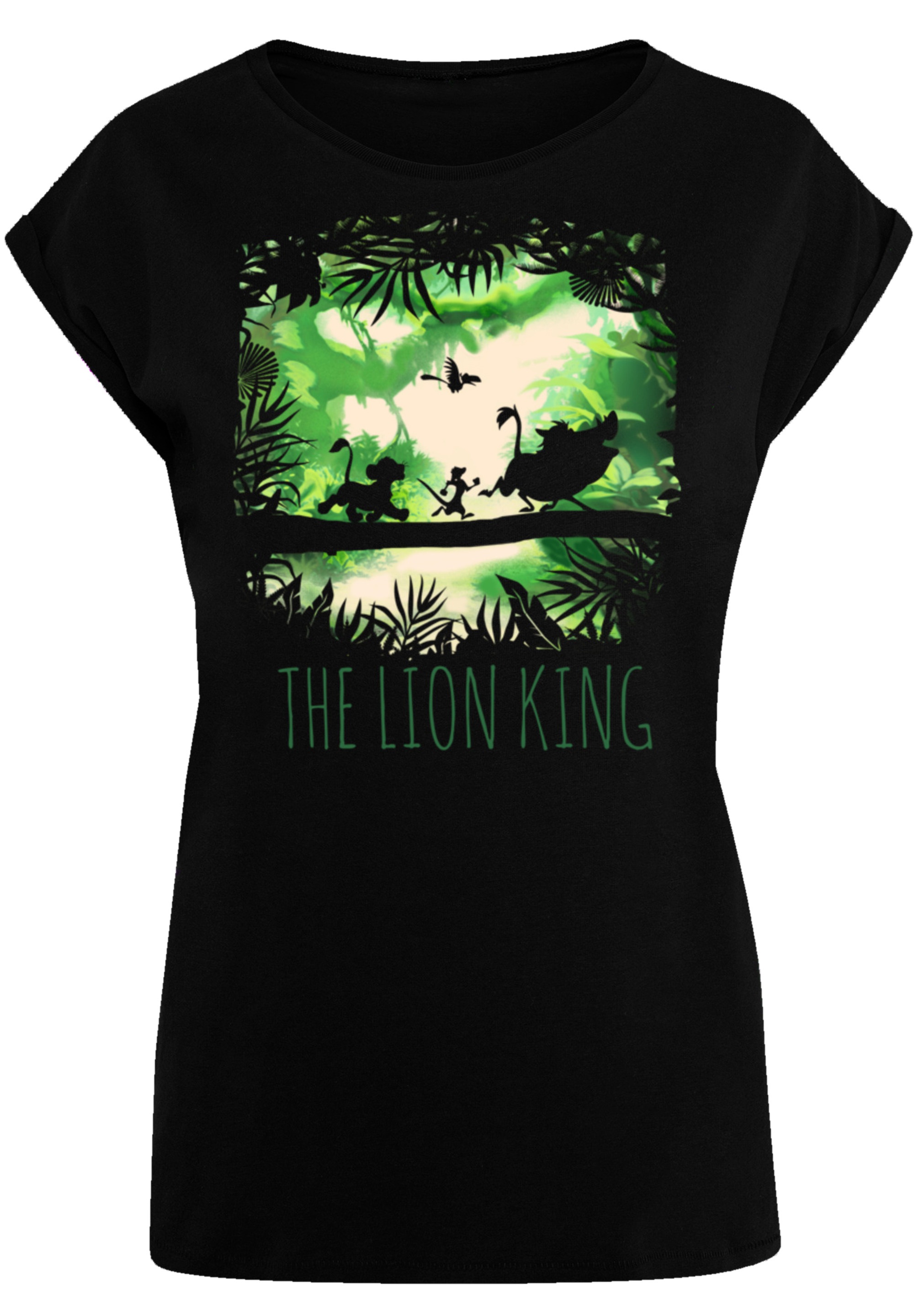 The der | Jungle«, Walking Qualität kaufen F4NT4STIC König BAUR T-Shirt Premium »Disney Löwen Through