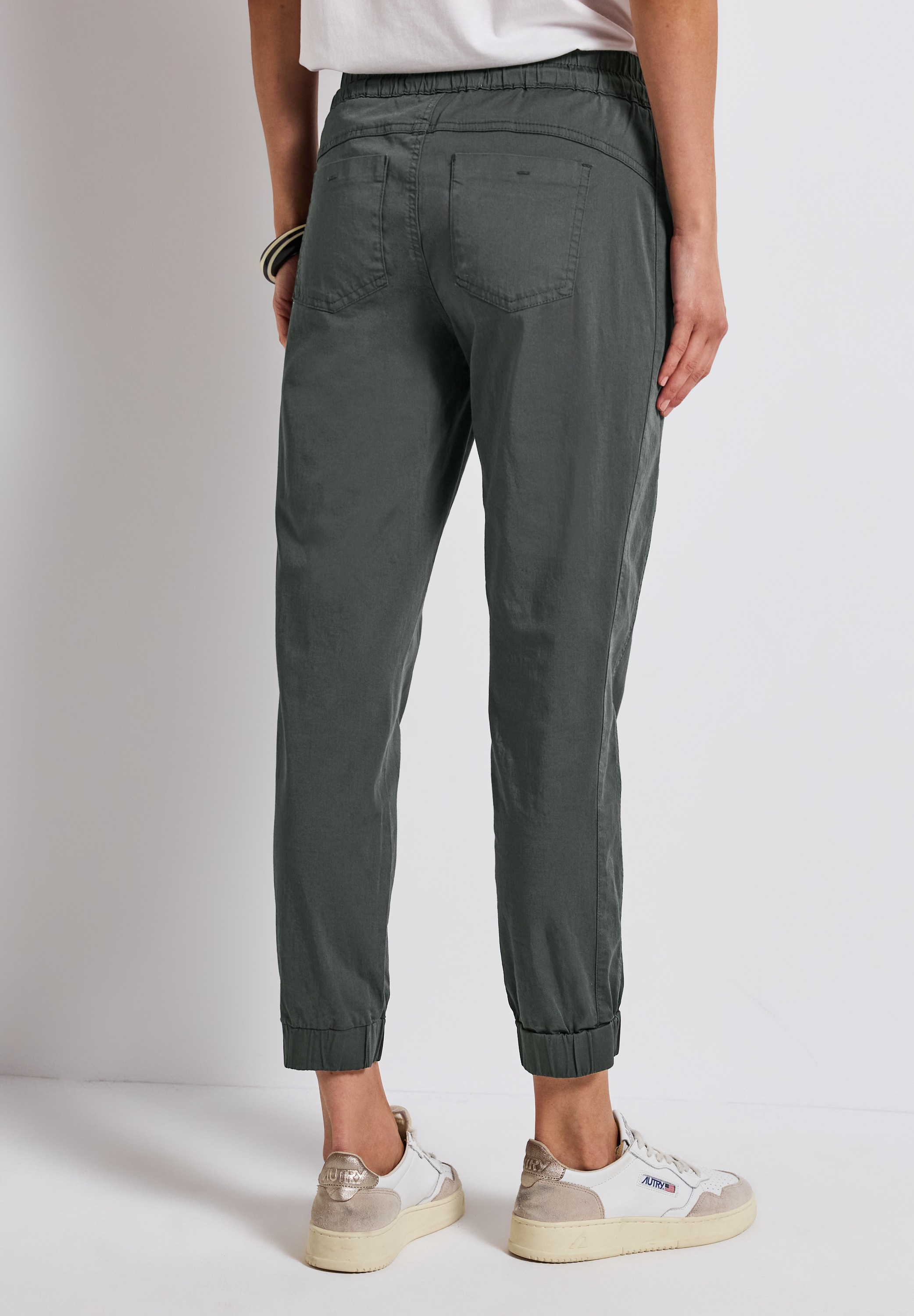 STREET ONE Stoffhose Elastikbund mit Tunnelzug günstig online kaufen