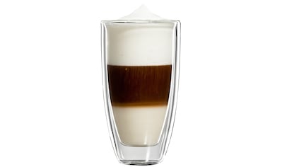 Latte-Macchiato-Glas »Roma Grande«, (Set, 4 tlg.), Doppelwandig, 4-teilig