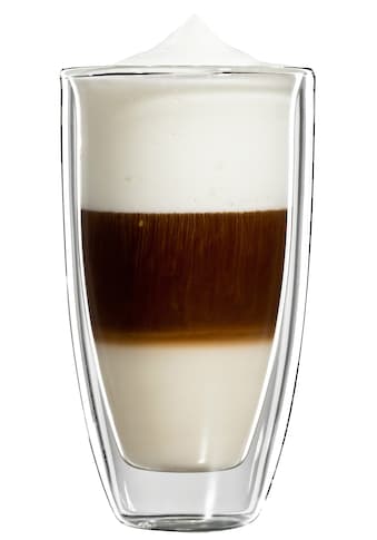 Bloomix Latte-Macchiato-Glas »Roma Grande«, (Set, 4 tlg.), Doppelwandig, 4-teilig kaufen