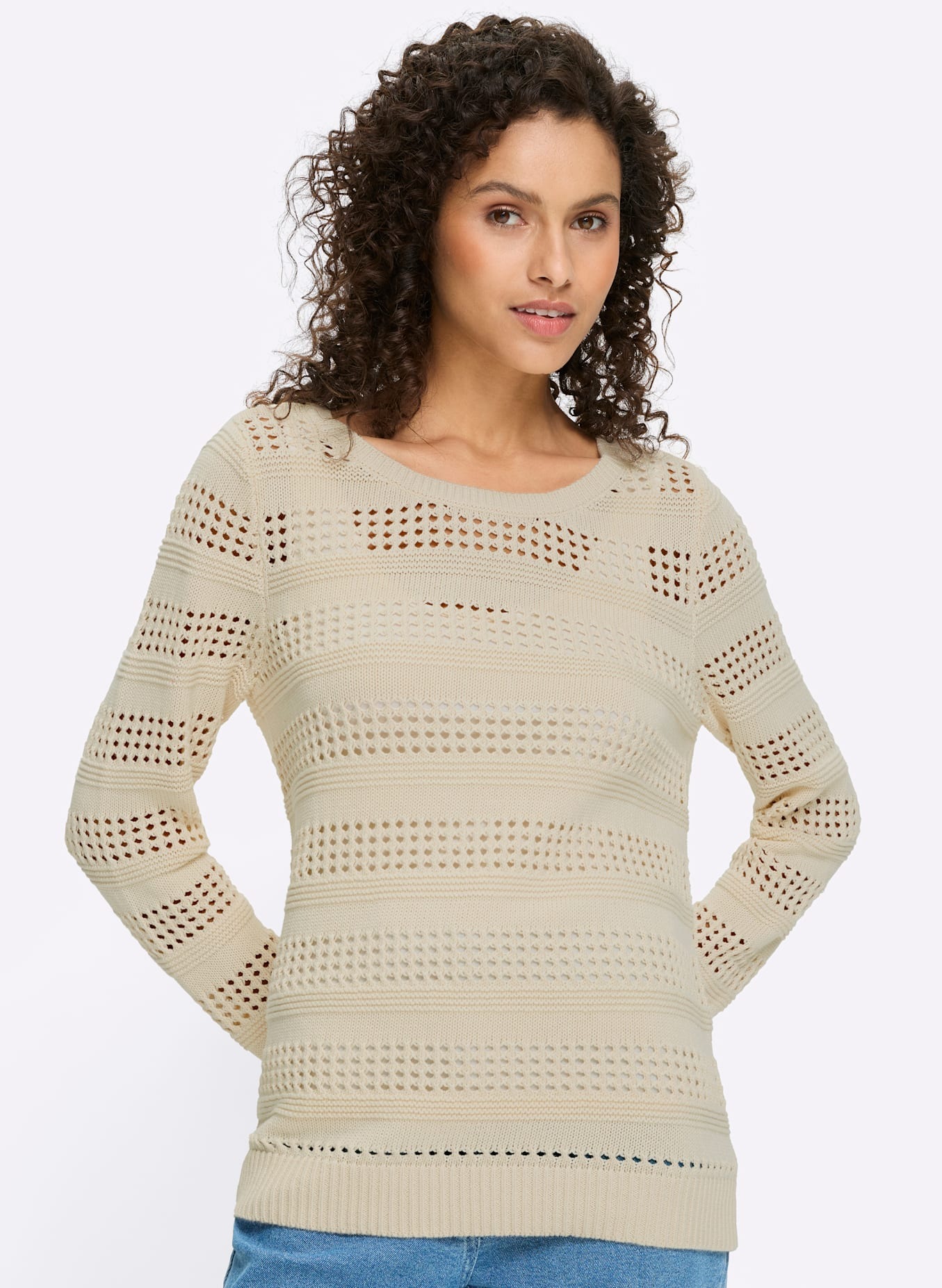 heine Ajourpullover "Pullover" günstig online kaufen