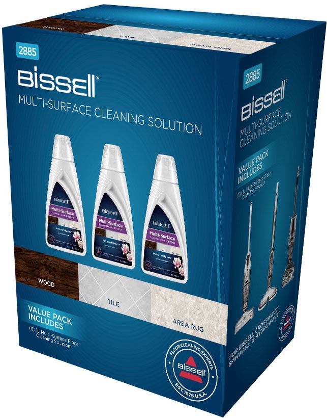 Bissell  Fussbodenreiniger Multi Surface 3er Set, (Set, 3 St.)