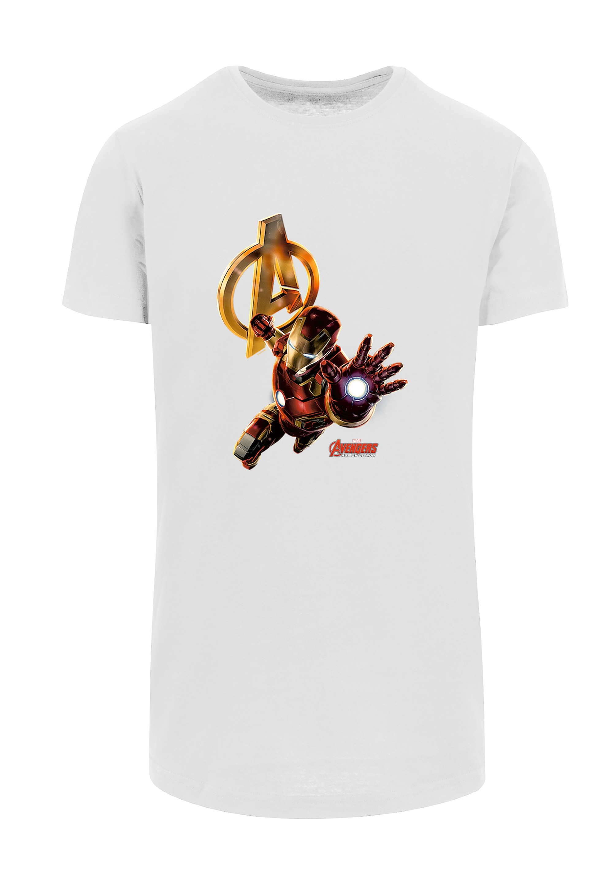 F4NT4STIC T-Shirt »Marvel Avengers Age of Ultron Iron Man«, Herren,Premium Merch,Lang,Longshirt,Logo Print