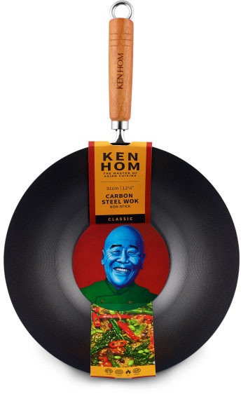 KEN HOM Wok "Classic" Stahl 1 Stk. tlg. Ø 31 cm günstig online kaufen