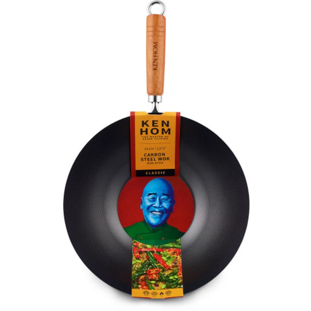 KEN HOM Wok »Classic«, Stahl, (1 tlg.), Ø 31 cm