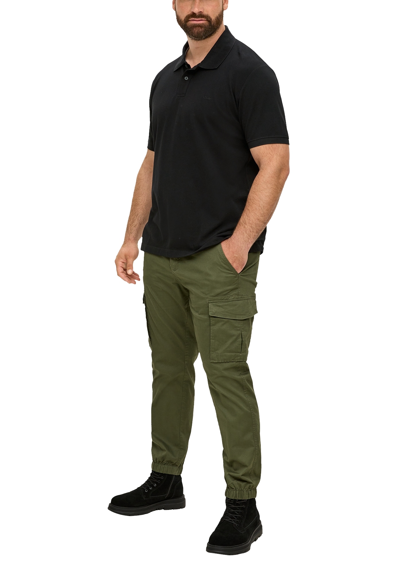 s.Oliver Men Big Sizes Poloshirt Kurzarm-Polo aus Baumwolle - Große Größen