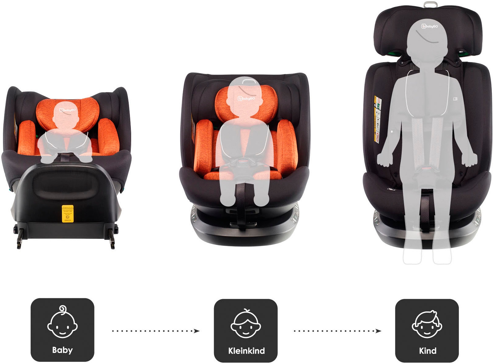 BabyGo Autokindersitz »Protection 360 Grad«