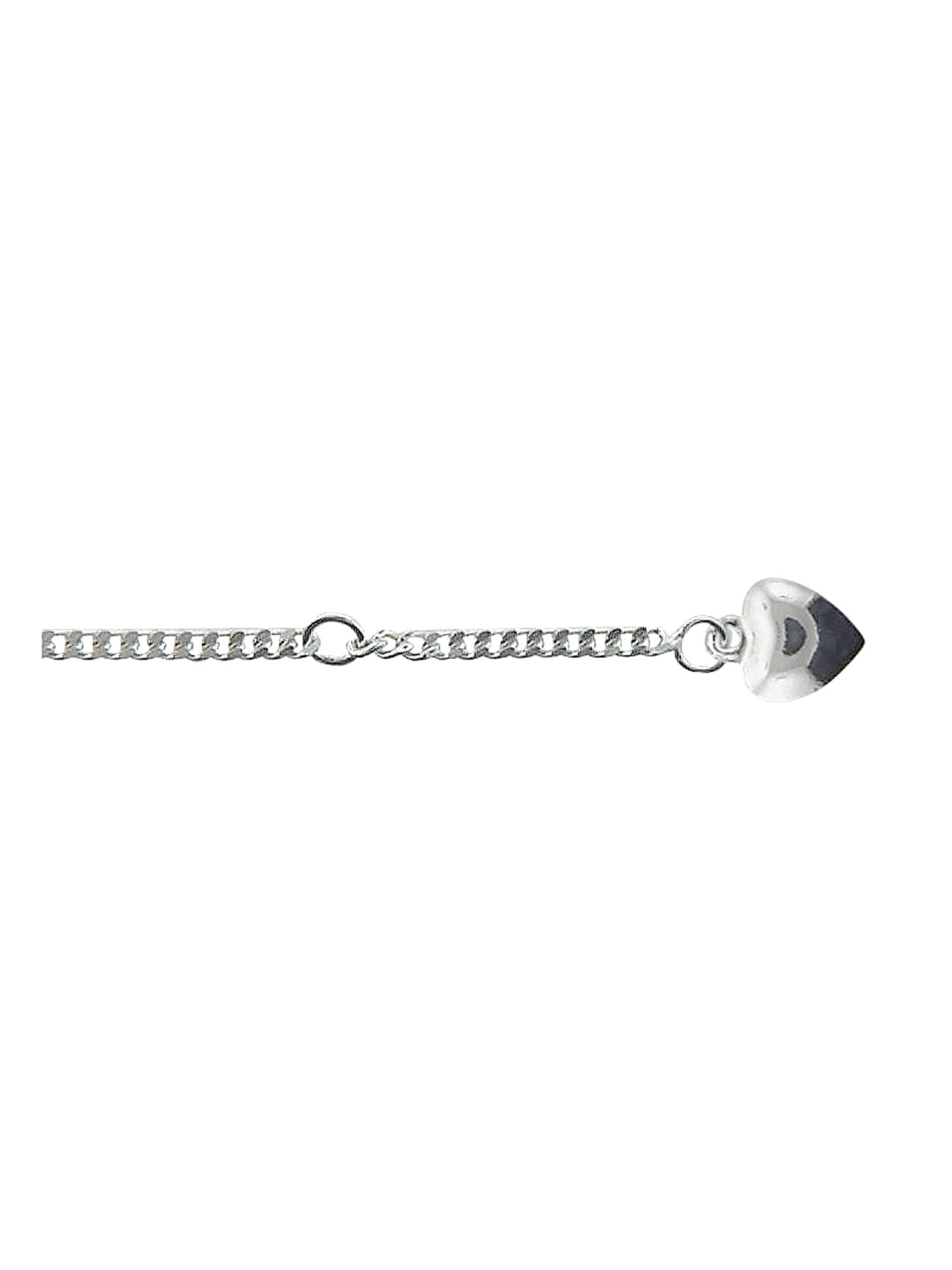 Fußkette »925 Silber Panzer Fußkettchen 25 cm Ø 2 mm«, Silberschmuck für Damen