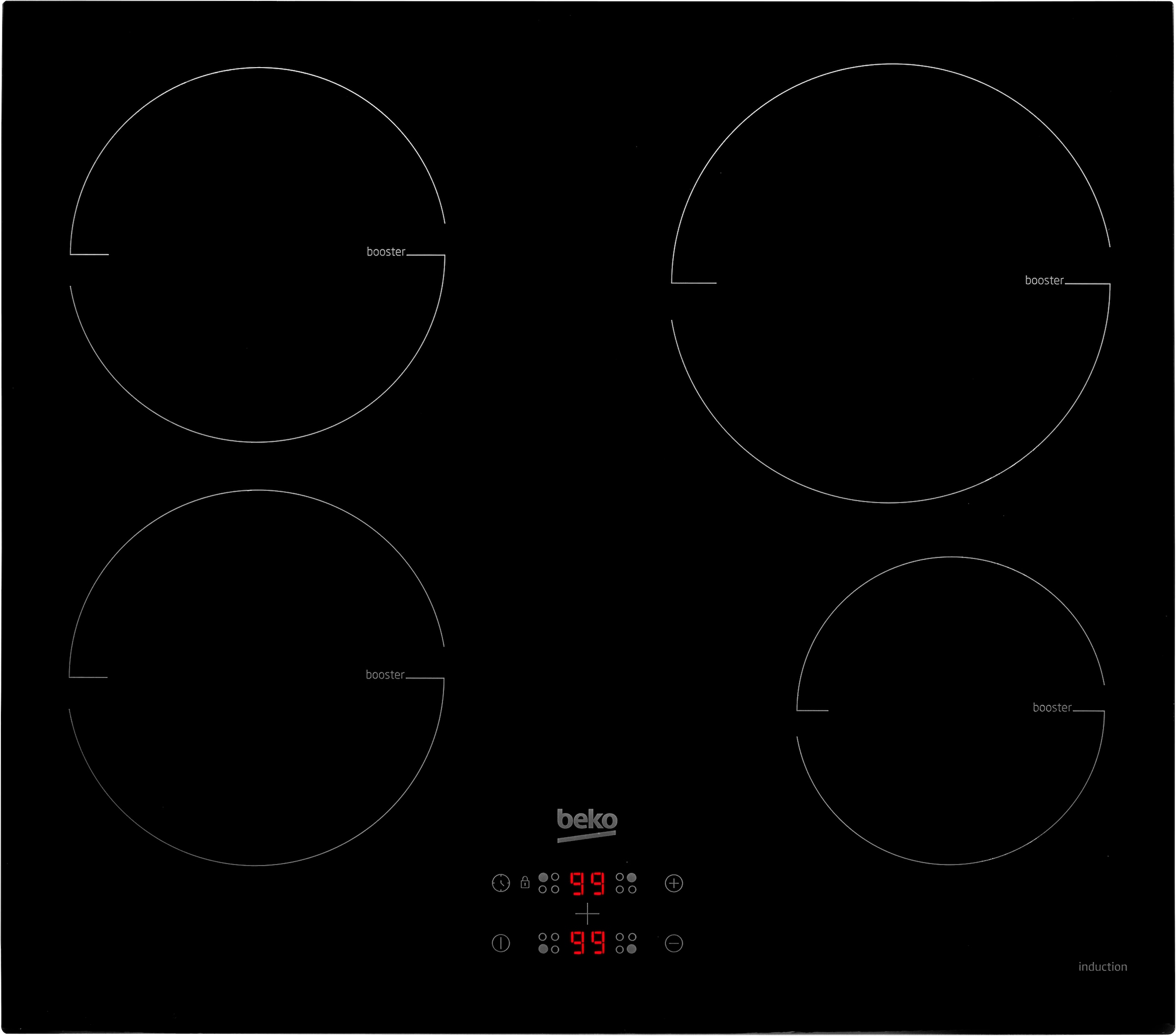 BEKO Backofen-Set »BBSM12340X«, BBSM12340X, mit Teleskopauszug nachrüstbar, Simple Steam Reinigungsfunktion