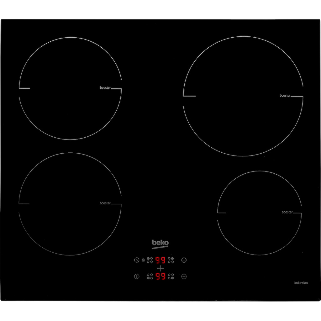 BEKO Backofen-Set »BBSM12340X«, BBSM12340X, mit Teleskopauszug nachrüstbar, Simple Steam Reinigungsfunktion