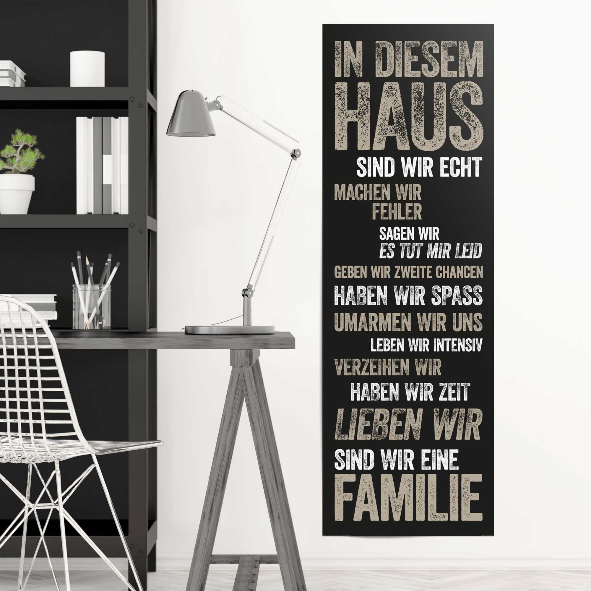 Reinders Poster "In diesem Haus", (1 St.) günstig online kaufen