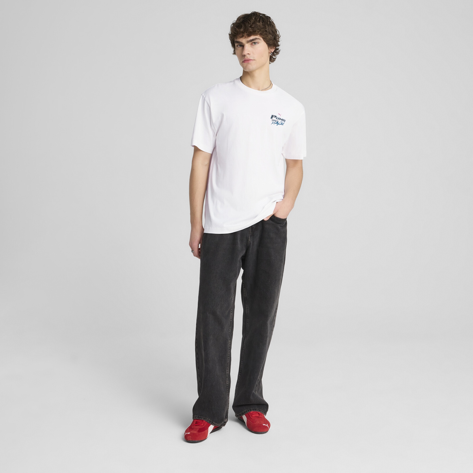 PUMA T-Shirt »GRAPHICS PUMA Moto Relaxed T-Shirt Herren«