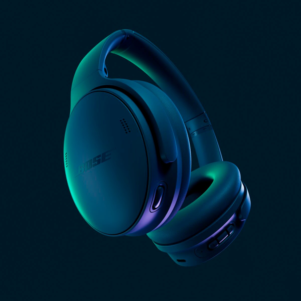 Bose Over-Ear-Kopfhörer »QuietComfort Headphones«, Bluetooth, Transparenzmodus-Multi-Point-Verbindung-Freisprechfunktion-Rauschunterdrückung-Noise-Cancelling, 2 Modi, Anpassbare Einstellungen, Audiokabel mit integriertem Mikrofon
